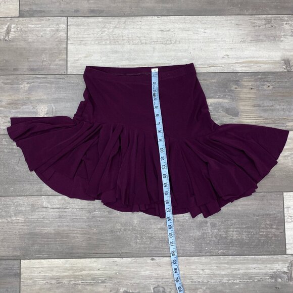 Short Dance Full Skirt Sz. S Violet Purple with Dance Pants Unbranded - Picture 10 of 10